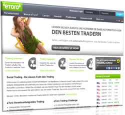 eToro Webseite